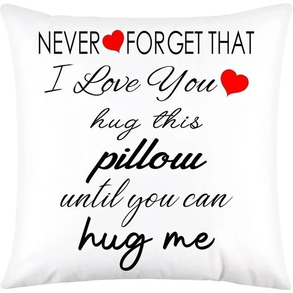 18”x18” I Love  You Decorative Throw Pillow Covers - Picture 1 of 6